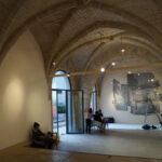 Una galleria d'arte al centro di Montpellier