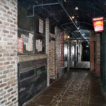 A recreation of the Cavern Club Street at the Beatles Story Museum
