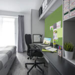 Una camera da letto del Residence Binary Hub