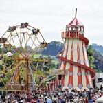 The Bristol International Balloon Fiesta fair grounds