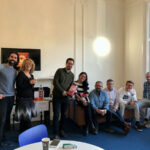 Burns themed party in the CES Edinburgh common room