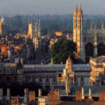 Cambridge University rooftops
