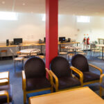 The student lounge in Chester House
