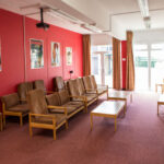 The TV room in Chester House