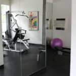 The fitness room in the Gaslamp student residence