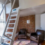 Loft living room in the Vantaggio Gaslamp student residence