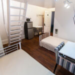 Twin bedroom in the Vantaggio Gaslamp student residence