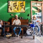 Cuban Jazz Band Slide Ball and Chain Bar in Little Havana Miami