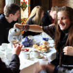 ELC Brighton students enjoy a cream tea