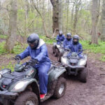 English in York students try quad biking at Hazelwood Castle