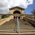 The entrance to Alexandra Palace leisure center in Muswell Hill