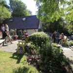 Students in the Excel English school garden