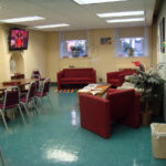 Fisher College Boston student lounge