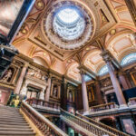 Interior of the Fitzwilliam Museum, Cambridge, UK
