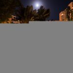 The Freehand Miami pool area at night