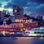 Ghirardelli Square as seen from the bay, San Francisco