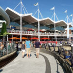 The Gunwharf Quays Bridge in Portsmouth