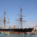 The HMS Warrior in the Historic Dockyard, Portsmouth