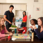 The kitchen in the De Hirsch Residence, New York