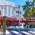 Fountain at Colony Theater inside the Lincoln Road Mall in Miami Beach