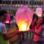 FLS New York Speciality Tour Students make lanterns on the St. Peter's University campus