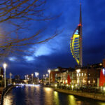 Portsmouth at night