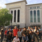 Rennert International New York students go to the Yankee baseball stadium
