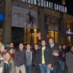 Rennert International students go to a New York Knicks basketball game at Madison Square Garden