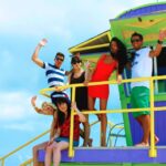 Rennert International Miami school students boating