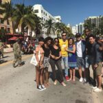 Rennert International Miami school students orientation tour of South Beach