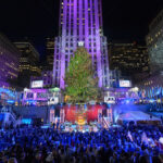 Rockefeller Center in New York at Christmas
