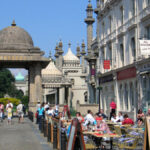 The entrance to the Royal Pavilion in Brighton