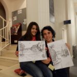 Sir William students drawing class