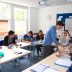 St Clare's school classroom