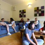 St Clare's school common room