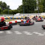 St Clare's students go-karting