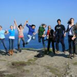 St Clare's students visit Cornwall