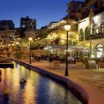 The promenade in St. Julians, Malta