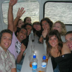 BEET students at the Summer Boat Party