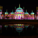 The Royal Pavilion in Brighton at night