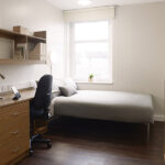 An ensuite bedroom in a Tufnell House apartment
