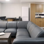 A shared kitchen and living area in a Tufnell House apartment