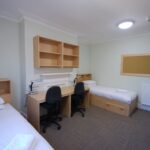 Twin room furnishings in 177 Banbury Road student residence