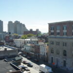 View of Jersey City from the FLS International New York school