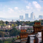 The view of central London from Muswell Hill