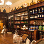 Re-creation of a Victorian-era pharmacy in the York Castle Museum