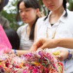Making friendship bracelets