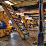 The cannons of the HMS Victory