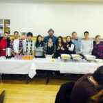 Una festa di cucina internazionale presso la FLS International New York