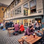 Outside a London Pub